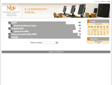 Tablet Screenshot of moodle.nidv.cz